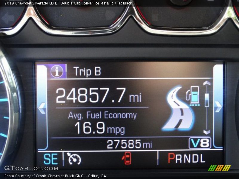 Silver Ice Metallic / Jet Black 2019 Chevrolet Silverado LD LT Double Cab