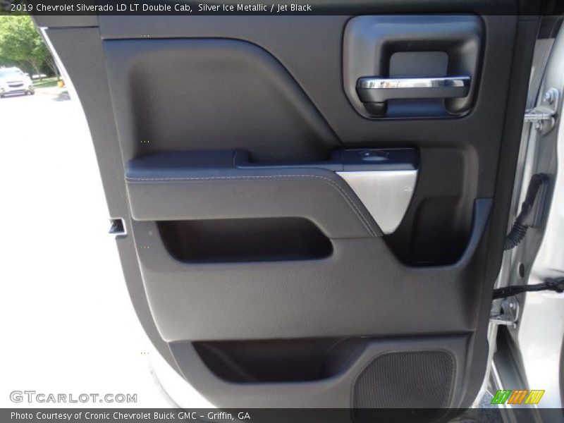 Silver Ice Metallic / Jet Black 2019 Chevrolet Silverado LD LT Double Cab