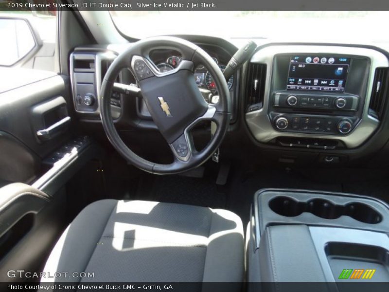 Silver Ice Metallic / Jet Black 2019 Chevrolet Silverado LD LT Double Cab