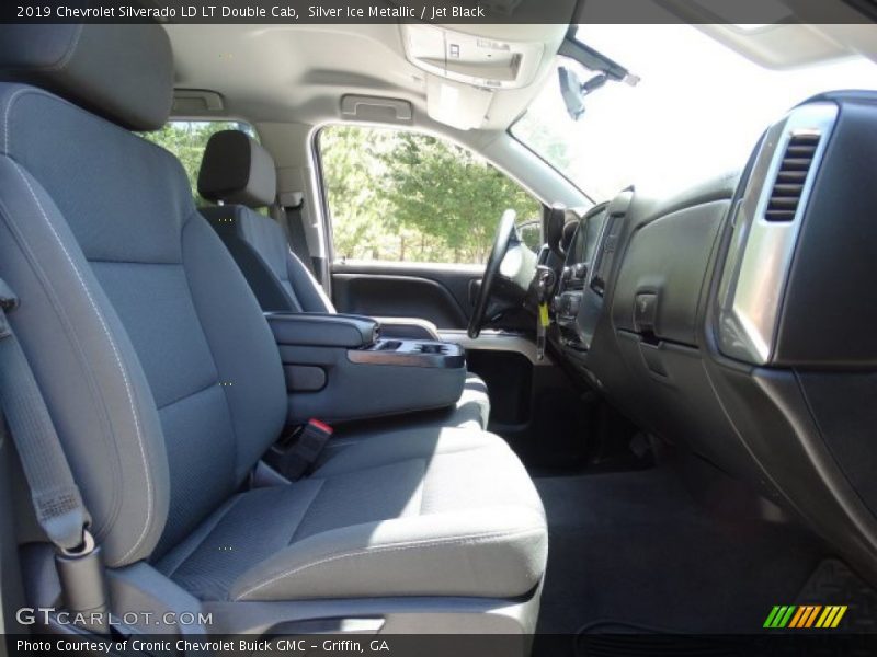 Silver Ice Metallic / Jet Black 2019 Chevrolet Silverado LD LT Double Cab