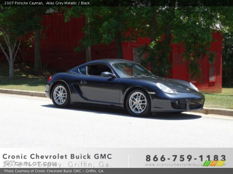 Atlas Grey Metallic / Black 2007 Porsche Cayman