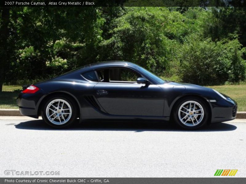 Atlas Grey Metallic / Black 2007 Porsche Cayman