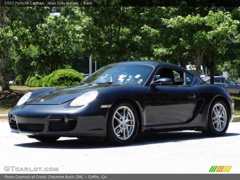 Atlas Grey Metallic / Black 2007 Porsche Cayman