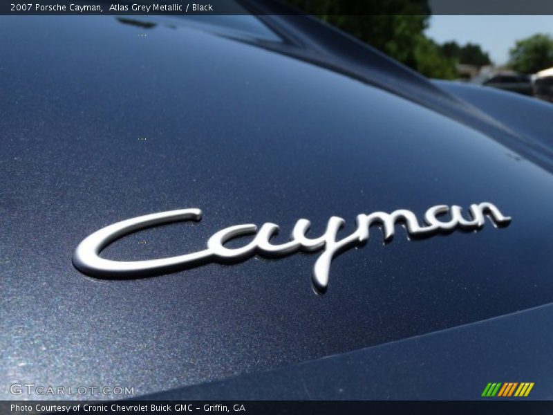 Atlas Grey Metallic / Black 2007 Porsche Cayman