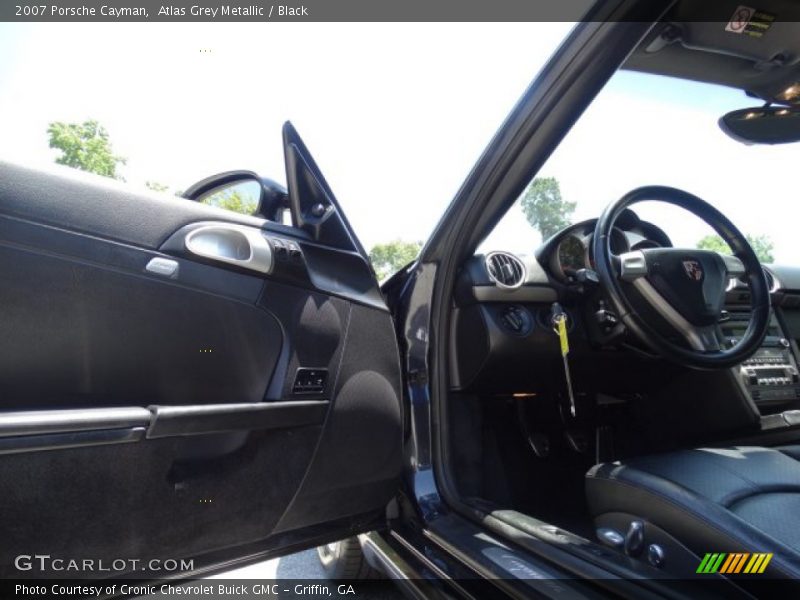 Atlas Grey Metallic / Black 2007 Porsche Cayman