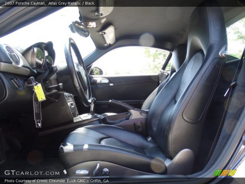 Atlas Grey Metallic / Black 2007 Porsche Cayman