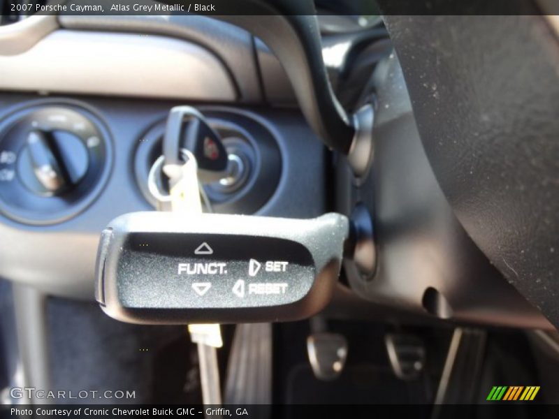 Atlas Grey Metallic / Black 2007 Porsche Cayman