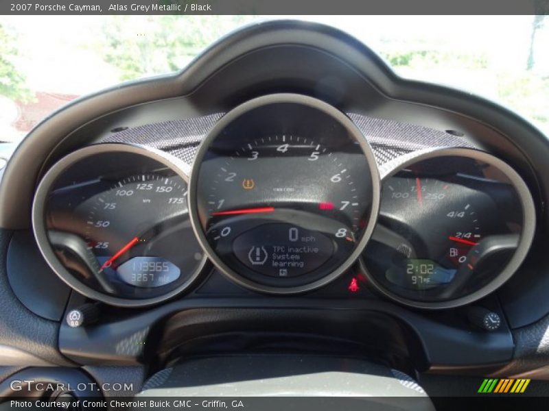 Atlas Grey Metallic / Black 2007 Porsche Cayman