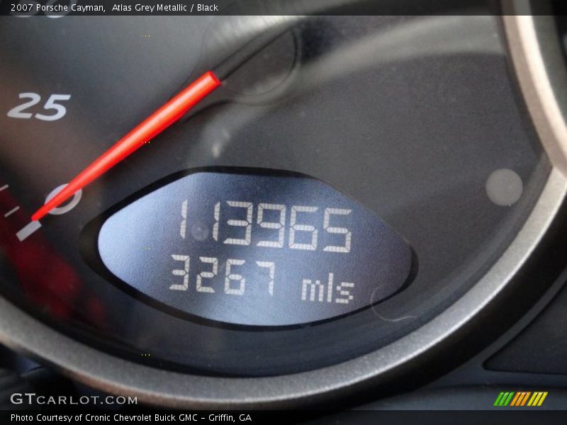 Atlas Grey Metallic / Black 2007 Porsche Cayman