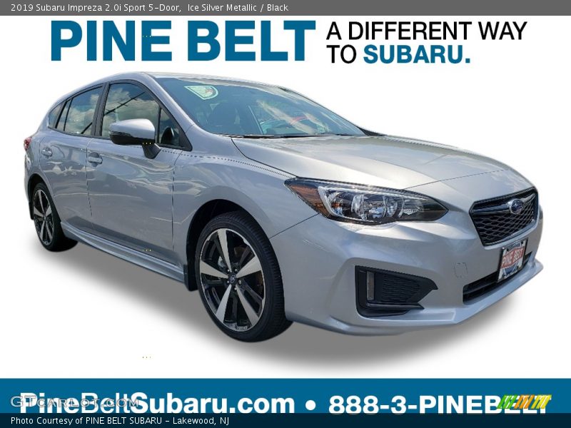 Ice Silver Metallic / Black 2019 Subaru Impreza 2.0i Sport 5-Door