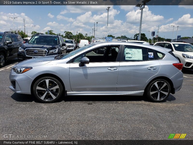 Ice Silver Metallic / Black 2019 Subaru Impreza 2.0i Sport 5-Door