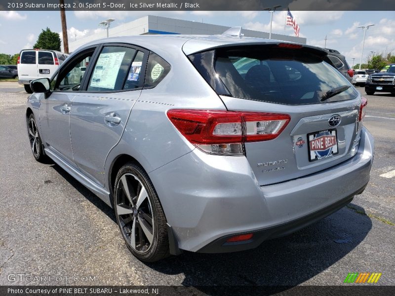 Ice Silver Metallic / Black 2019 Subaru Impreza 2.0i Sport 5-Door