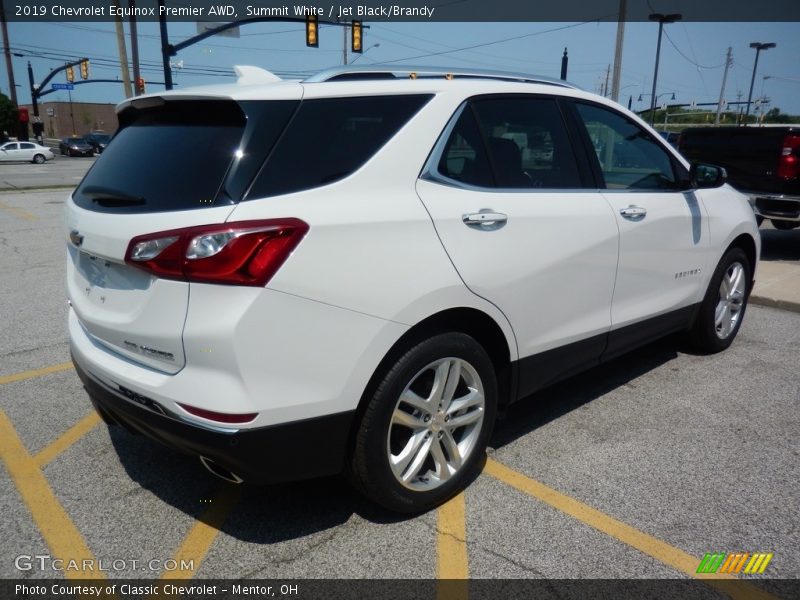 Summit White / Jet Black/Brandy 2019 Chevrolet Equinox Premier AWD