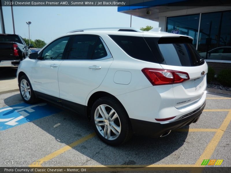Summit White / Jet Black/Brandy 2019 Chevrolet Equinox Premier AWD