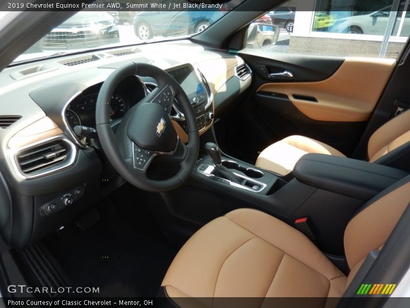 Summit White / Jet Black/Brandy 2019 Chevrolet Equinox Premier AWD