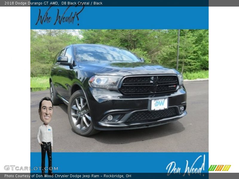 DB Black Crystal / Black 2018 Dodge Durango GT AWD