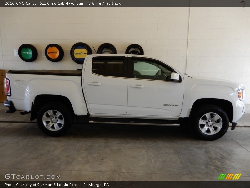 Summit White / Jet Black 2016 GMC Canyon SLE Crew Cab 4x4