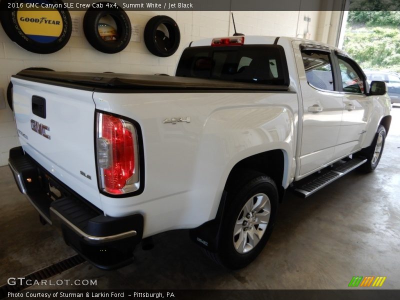 Summit White / Jet Black 2016 GMC Canyon SLE Crew Cab 4x4