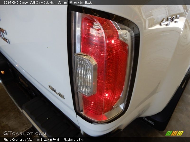 Summit White / Jet Black 2016 GMC Canyon SLE Crew Cab 4x4