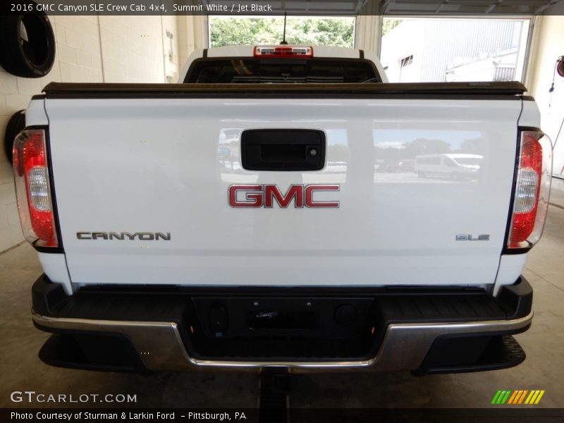 Summit White / Jet Black 2016 GMC Canyon SLE Crew Cab 4x4