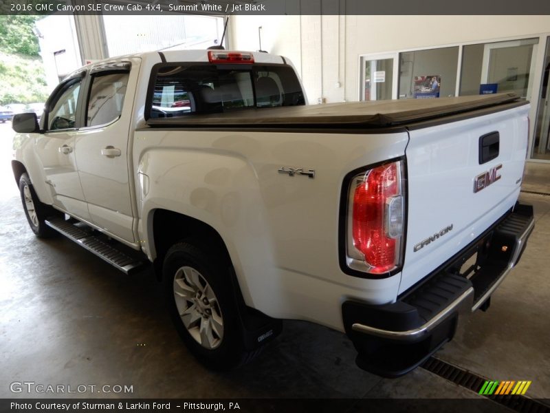Summit White / Jet Black 2016 GMC Canyon SLE Crew Cab 4x4