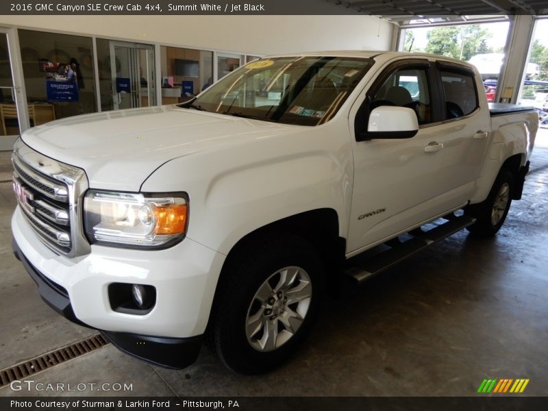 Summit White / Jet Black 2016 GMC Canyon SLE Crew Cab 4x4
