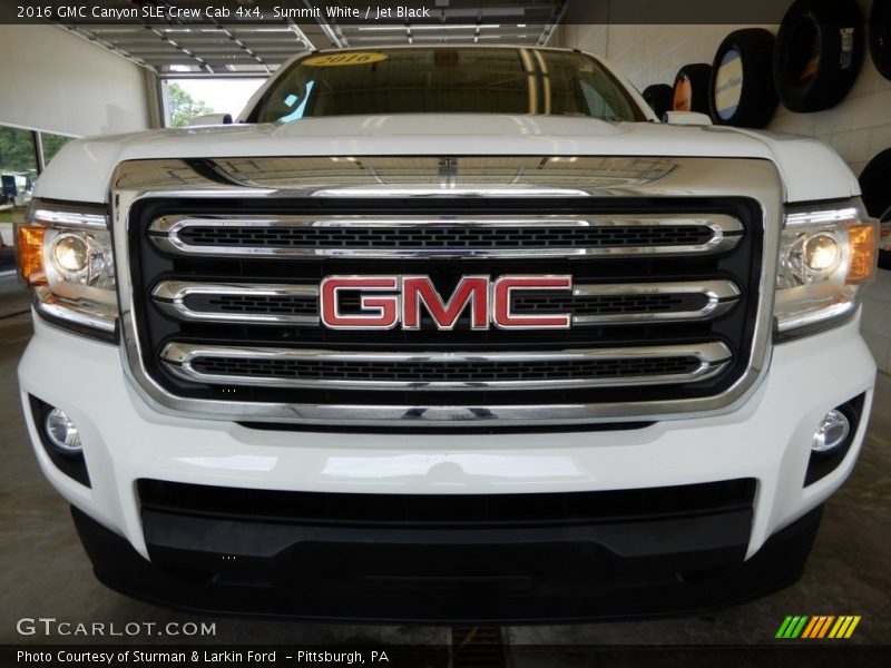 Summit White / Jet Black 2016 GMC Canyon SLE Crew Cab 4x4