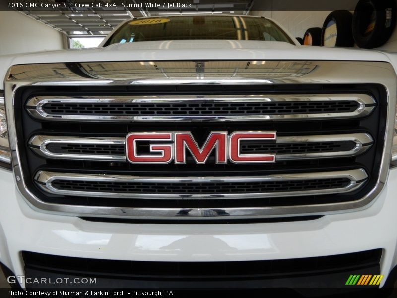 Summit White / Jet Black 2016 GMC Canyon SLE Crew Cab 4x4