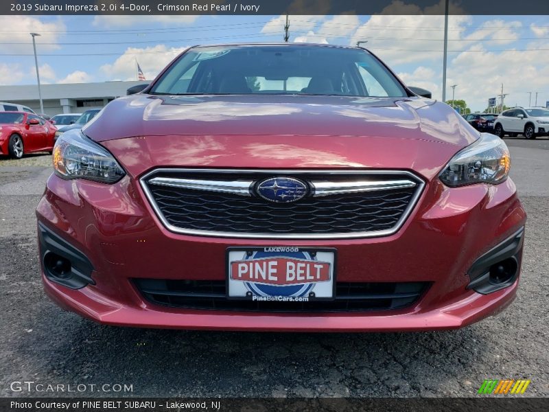 Crimson Red Pearl / Ivory 2019 Subaru Impreza 2.0i 4-Door