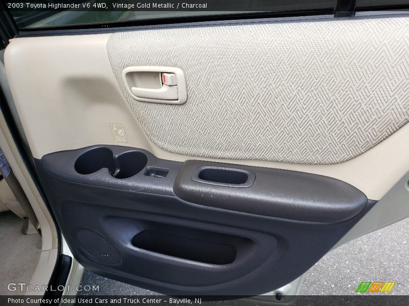 Vintage Gold Metallic / Charcoal 2003 Toyota Highlander V6 4WD