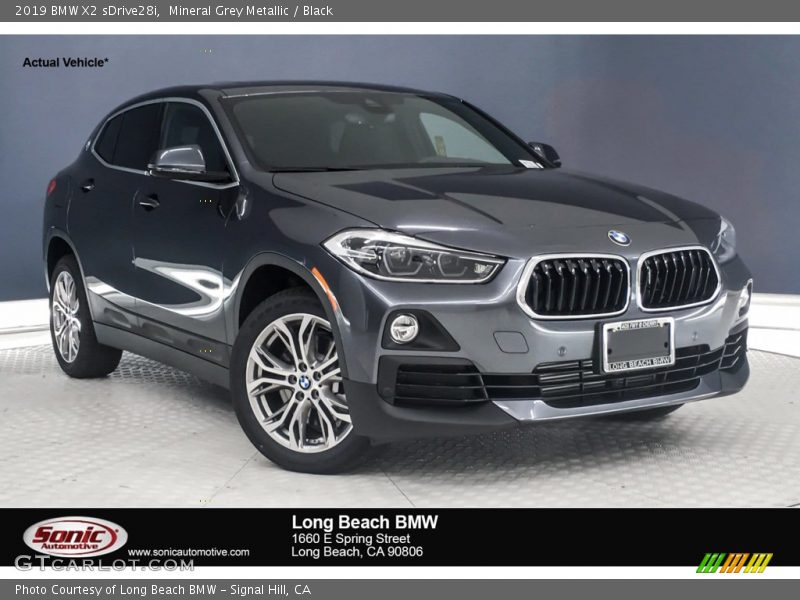 Mineral Grey Metallic / Black 2019 BMW X2 sDrive28i