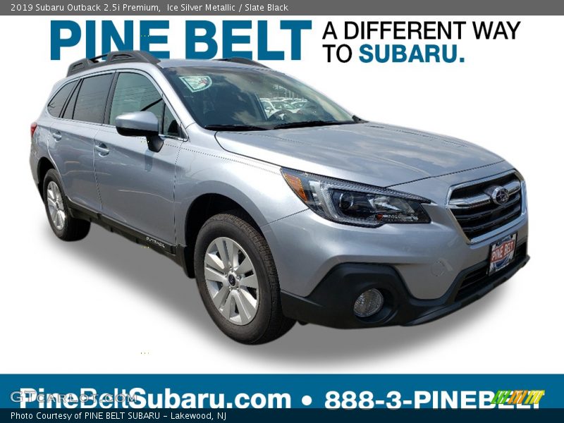 Ice Silver Metallic / Slate Black 2019 Subaru Outback 2.5i Premium