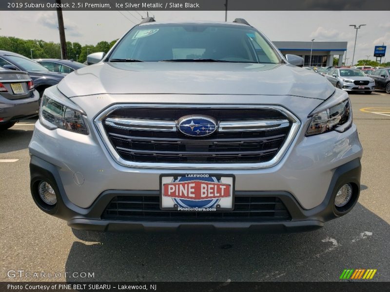 Ice Silver Metallic / Slate Black 2019 Subaru Outback 2.5i Premium