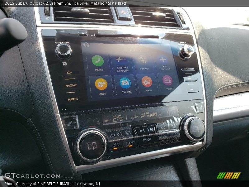 Ice Silver Metallic / Slate Black 2019 Subaru Outback 2.5i Premium
