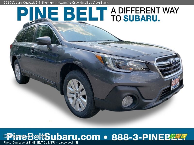 Magnetite Gray Metallic / Slate Black 2019 Subaru Outback 2.5i Premium