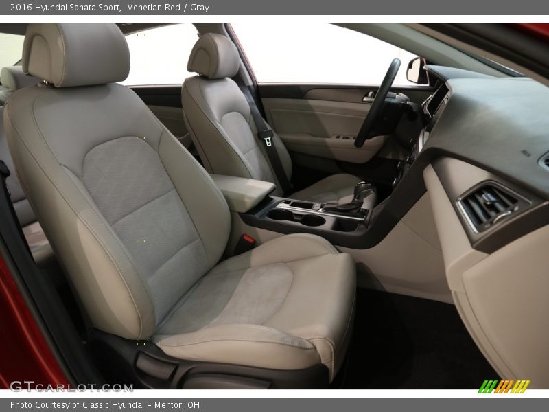 Venetian Red / Gray 2016 Hyundai Sonata Sport