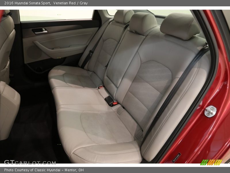 Venetian Red / Gray 2016 Hyundai Sonata Sport
