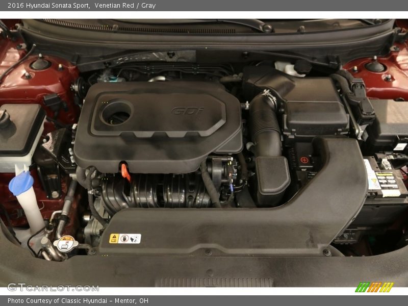 Venetian Red / Gray 2016 Hyundai Sonata Sport
