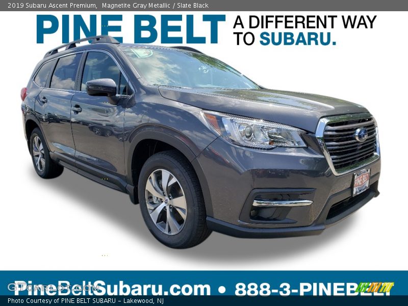 Magnetite Gray Metallic / Slate Black 2019 Subaru Ascent Premium