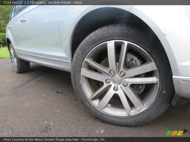 Ice Silver Metallic / Black 2014 Audi Q7 3.0 TDI quattro