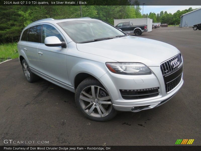 Ice Silver Metallic / Black 2014 Audi Q7 3.0 TDI quattro