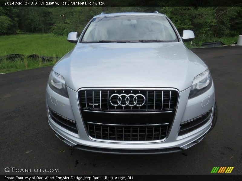 Ice Silver Metallic / Black 2014 Audi Q7 3.0 TDI quattro