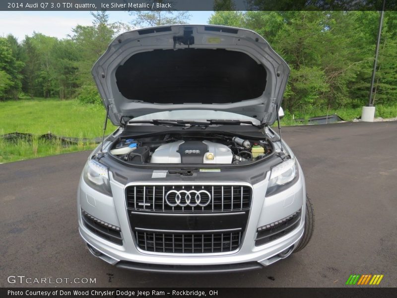 Ice Silver Metallic / Black 2014 Audi Q7 3.0 TDI quattro