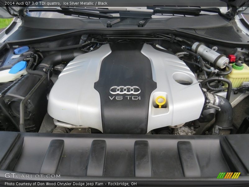 Ice Silver Metallic / Black 2014 Audi Q7 3.0 TDI quattro
