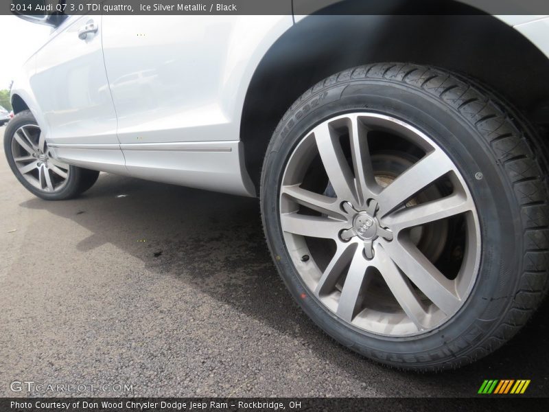 Ice Silver Metallic / Black 2014 Audi Q7 3.0 TDI quattro