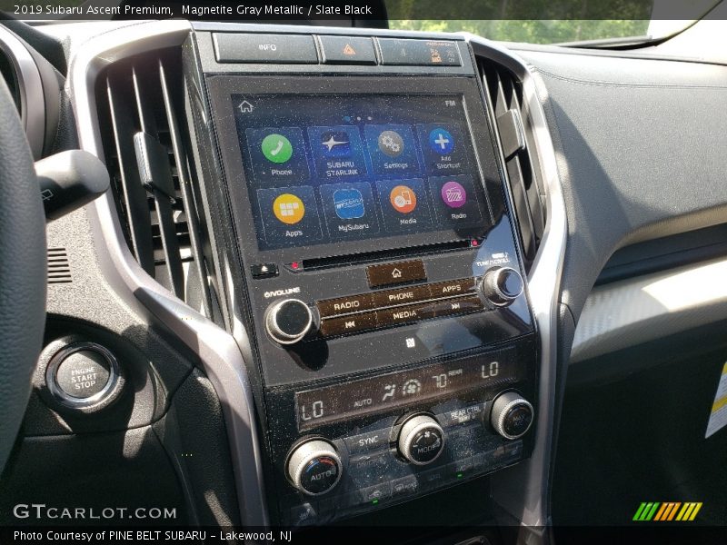 Magnetite Gray Metallic / Slate Black 2019 Subaru Ascent Premium