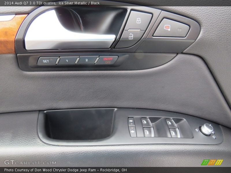 Ice Silver Metallic / Black 2014 Audi Q7 3.0 TDI quattro