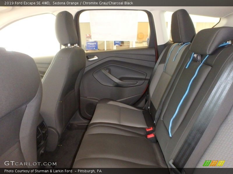 Sedona Orange / Chromite Gray/Charcoal Black 2019 Ford Escape SE 4WD