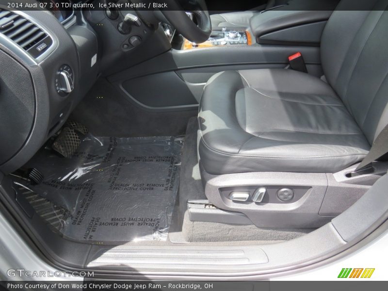 Ice Silver Metallic / Black 2014 Audi Q7 3.0 TDI quattro