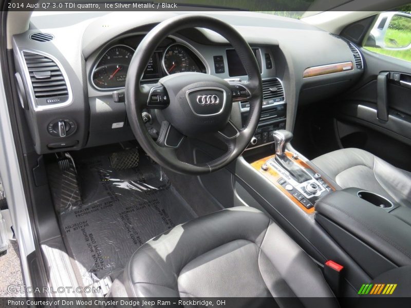 Ice Silver Metallic / Black 2014 Audi Q7 3.0 TDI quattro
